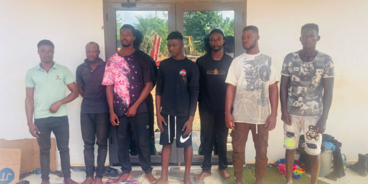 13 arrested 13 excavators seized in anti galamsey operation at aboifie in w r