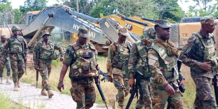 8 illegal miners arrested in Eastern region, mining equipment seized 1 8 illegal miners arrested in eastern region mining equipment seized