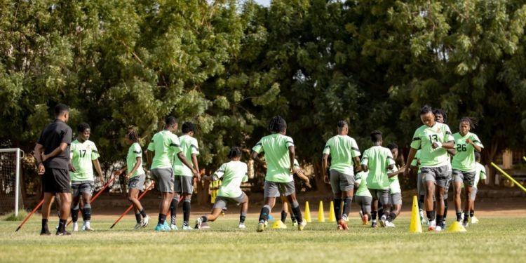 black queens hold first training session ahead of senegal friendlies