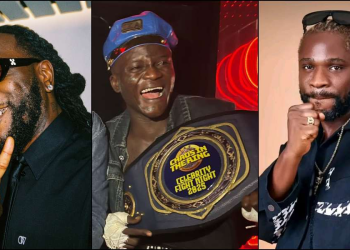 Burna Boy gifts Portable $13K for defeating Speed Darlington in boxing match