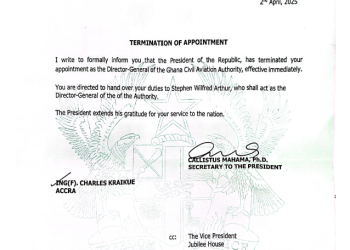 Civil Aviation Authority’s D-G dismissed, Stephen Wilfred Arthur takes over as acting head