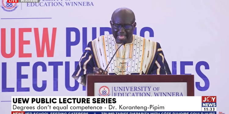 degrees dont equal competence koranteng pipim