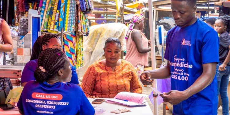 equity health insurance initiates nhis top up at madina market