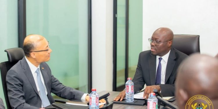 Finance Minister engages Chinese Ambassador to deepen bilateral cooperation 1 finance minister engages chinese ambassador to deepen bilateral cooperation