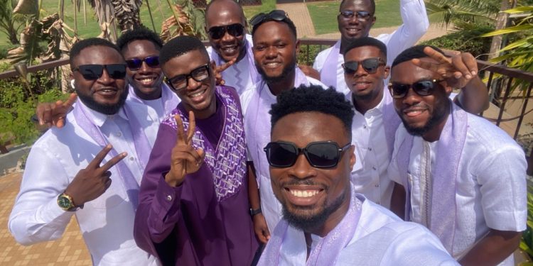 from book review chat to wedding vows joynews isaac kofi agyei ties the knot in style