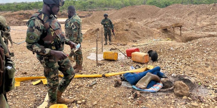 gaf has been empowered to fight galamsey menace defence minister
