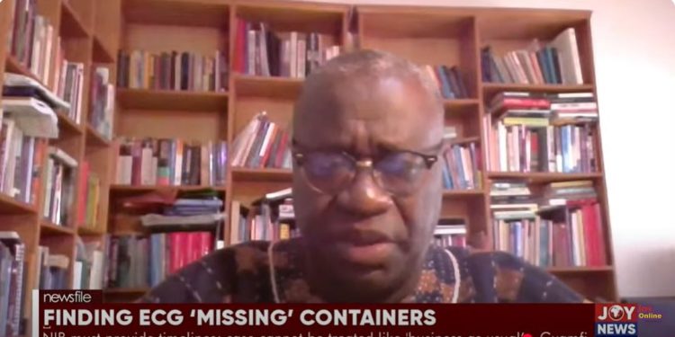 ghana is not just an anarchic state its a vampire state prof aning on missing ecg containers