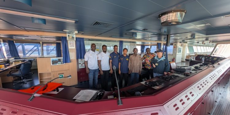 Ghana makes history! One of world’s largest container vessels docks successfully at Tema Port 1 ghana makes history one of worlds largest container vessels docks successfully at tema port