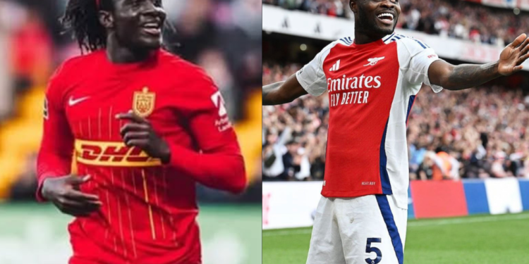 ghanaian players abroad partey strikes against brentford as yirenkyi scores for nordsjaelland again