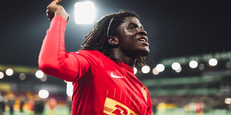 ghanaian youngster caleb yirenkyi nominated for danish super league young player award