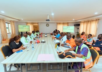 GOIL CEO tours Tema Lubes Oil Company