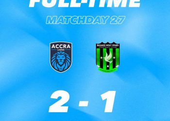 GPL 2024/25: Late comeback sees Accra Lions beat Basake Holy Stars