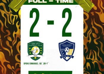 GPL 2024/25: Young Apostles draw with Aduana in Dormaa 