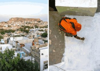 Indian cities embrace white rooftops to beat rising temperatures without fans or ACs
