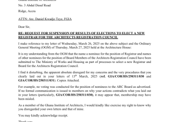 Institute of Architects decry President’s ‘bypass’ of nominations for board appointments