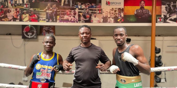 john laryea departs for california to continue preparations for second international bout