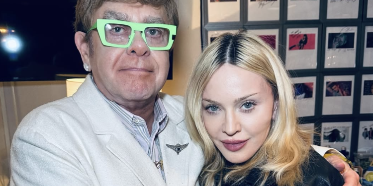 madonna and elton john bury hatchet after lip sync feud