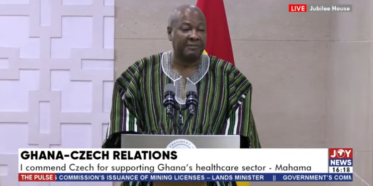 mahama expresses hope for stronger ghana czech relations