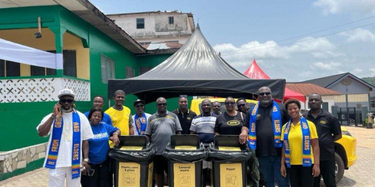 mtn ghana and zoomlion partner to promote clean communities during kwahu easter festivities