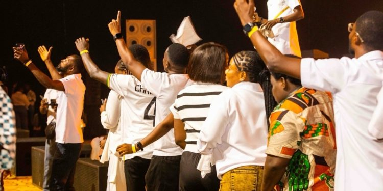 nacee empress gifty tagoe sisters others light up grand arena at mtn stands in worship 2025