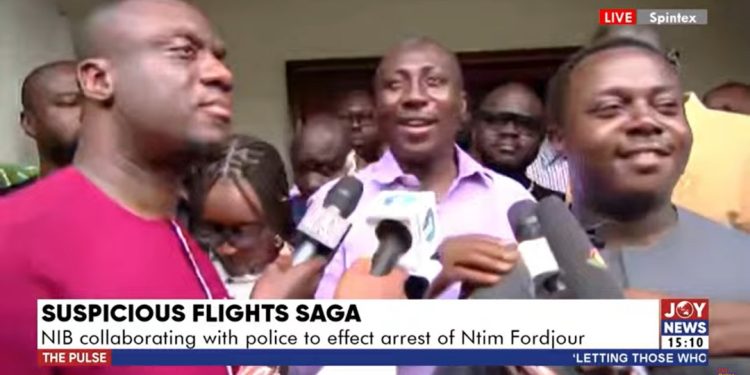 npp bigwigs storm ntim fordjours house to prevent his purported arrest