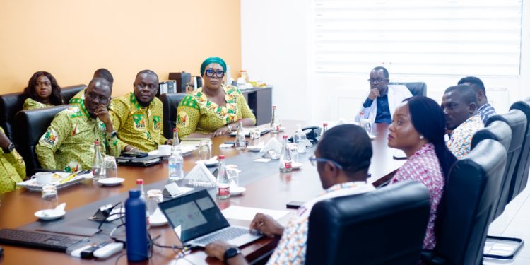 olam cocoa processing welcomes first female ceo of gfza dr mary awusi on familiarization tour