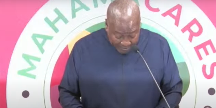 president commends national leadership task force others for making mahama cares initiative a reality