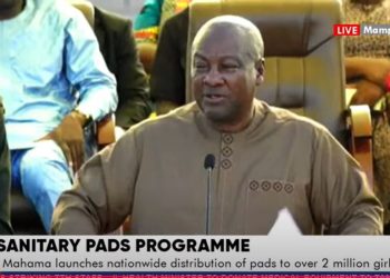 President Mahama rolls out initiative to prevent girls from dropping out of school due to menstruation