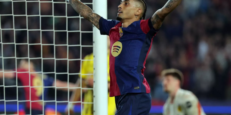 Raphinha equals Messi record as Barca thrash Dortmund 1 raphinha equals messi record as barca thrash dortmund