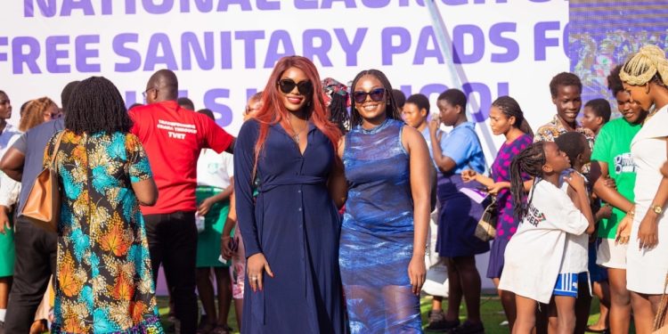 rebecca osam applauds launch of free sanitary pad initiative