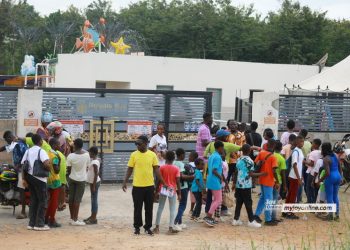 Royals Fun Fountain offers unique swimming experience for children on Easter Holiday