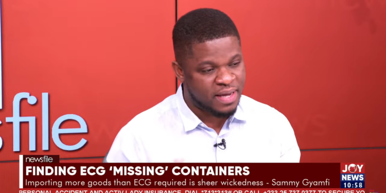 sammy gyamfi calls for urgent investigation into missing containers commends energy minister for transparency