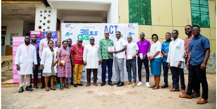 st patricks hospital receives ghe282b5100000 worth of anti malaria drugs from bliss gvs pharma
