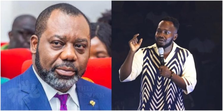 thanks for using my name to fill halls but napo to comedian ob amponsah