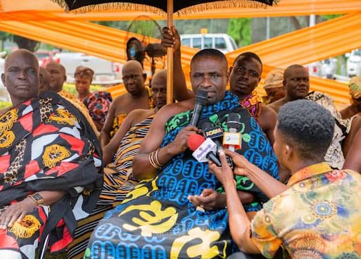 traditional leaders laud anglogold ashantis youth devt initiatives in obuasi
