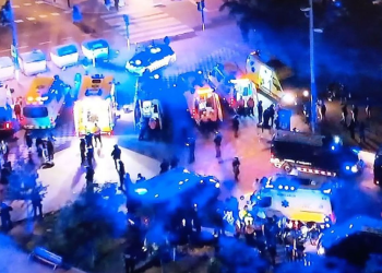 13 injured as car crashes into crowd at Espanyol-Barcelona match