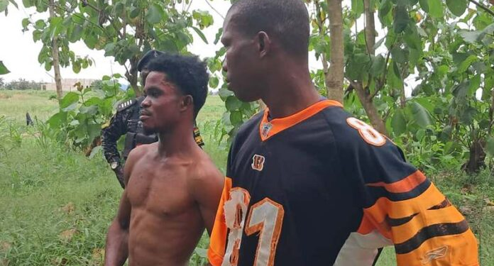 2 arrested one on the run for stealing iron rods from agenda 111 site