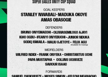 2025 unity cup nigeria announce squad for four nation tournament