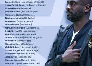 2025 Unity Cup: No Partey, Kudus as Otto Addo names 23-man Black Stars squad