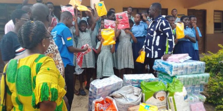 afcom missions donates to koforidua school for the deaf pledges to complete abandoned washroom