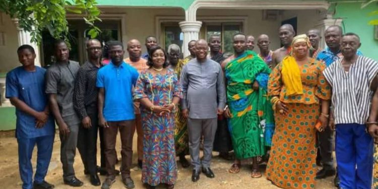 ahanta west mce strengthens ties with traditional leaders to spur development