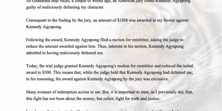 anas vrs kennedy agyapong u s court slashes 18m defamation fine to 500