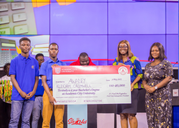 Brilliant PRESEC-Legon student receives full scholarship from Academic City  