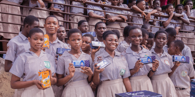 briphildon foundation supports 2025 bece candidates at dzorwulu jhs