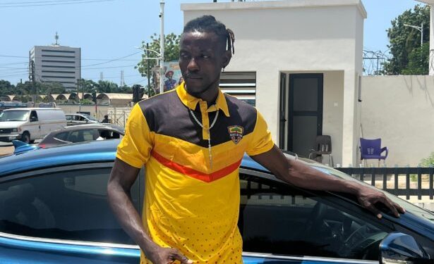 business tycoon presents hearts of ok goalie benjamin asare with car