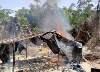 Changfangs, other mining equipment destroyed in anti-galamsey operation on River Sui