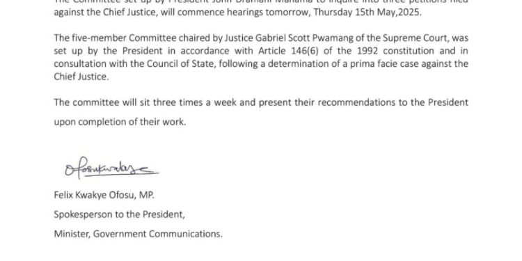committee probing cj removal petitions begin hearings today