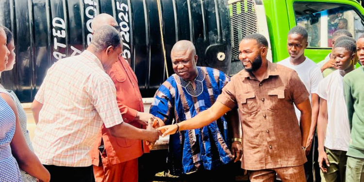 davida roofing systems delivers lifesaving polytanks to sokode senior high technical school