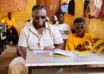 DJ Mensah Foundation donates desks, learning materials to Akokoase AEDA School