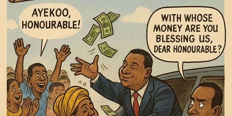 Dollar Rain or Divine Reign? Sammy Gyamfi, Nana Agradaa Star in ‘The Umuofia Generosity Gala’ 1 dollar rain or divine reign sammy gyamfi nana agradaa star in the umuofia generosity gala